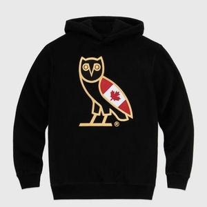 OVO OG Owl Canada Flag Hoodie